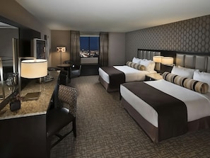 Bedroom.Exact unit will be assigned upon arrival. Views, colors, decor may vary
