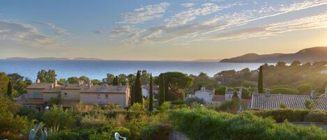 Blick vom Balkon