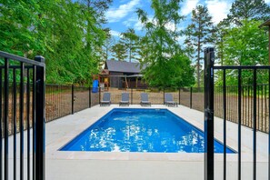 Jump in and cool off in your own private pool