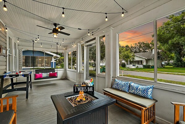 Your favorite spot awaits! Relax on the screened porch after a day of exploring!