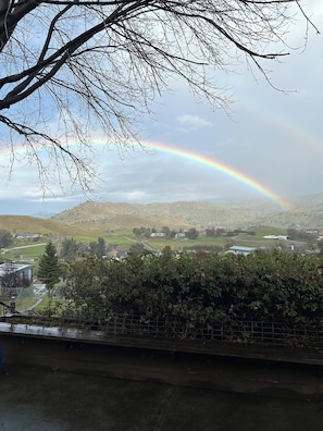 Blick von der Unterkunft