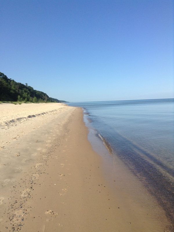 Miles and miles of Lake Michigan shoreline just minutes from the cottage.