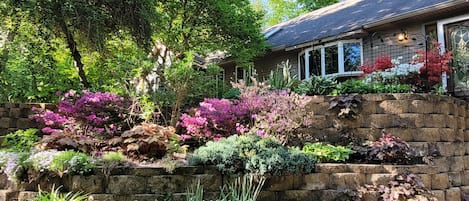 Amazing landscaping throughout the grounds.