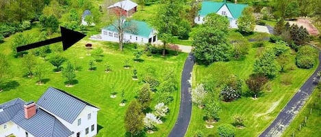 Enjoy 1900 square feet of peaceul living space here on the farm.