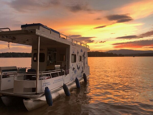 Never miss an amazing Lake James Sunset