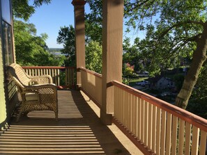 Private front porch