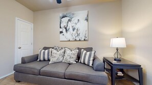 Living room with sleeper sofa