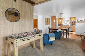 Unwind and connect over a game of foosball, brings endless fun to your stay