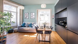 Dining area with unique decoration at downtown Porto #porto #downtown #sunny #airbnb #portugal