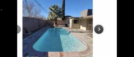 Cool off in the pool from the Las Vegas heat for the summer!

Non heated pool