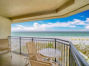 Direct Beach View From 5th Floor Gulf Front Balcony 