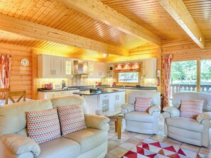 Open plan living space | Wold Lodge Leisure- Cherry Lodge - Wold Lodge Leisure, Kenwick, near Louth