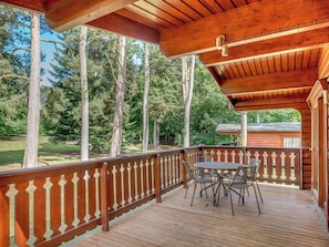 Terrace | Wold Lodge Leisure- Cherry Lodge - Wold Lodge Leisure, Kenwick, near Louth