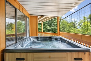 Bain à remous extérieur