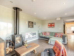 Living room | Pendle View Lodge - Houghton Barn Farm, Altham