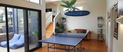 Ping Pong Delights with this large open plan living