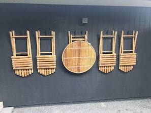 Bamboo courtyard set