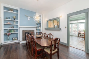 Spacious dining room for the whole family.
