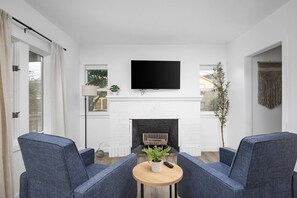 Watch you favorite movies, shows, and sports on this smart tv after a day exploring the Oregon Coast.