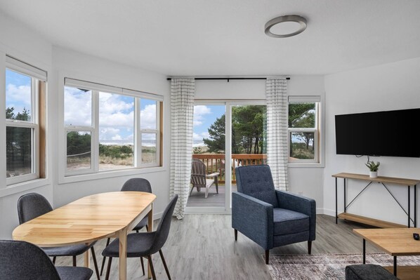 Welcome to Ocean Rogue Inn Unit 2. We hope we get to host you at this amazing Rockaway Beach rental. Please reach out with any questions.