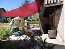 Gîte " la Granfont " Poule les Echarmeaux en Haut Beaujolais dans le Rhône : la terrasse.