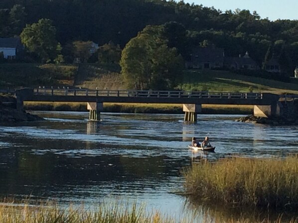 Where the Sheepscot and the Dyer Rivers, a short walk from the house.