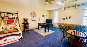 Families love the game room,