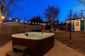 View from the hot tub.