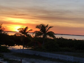 Sunrise over Cherokee Sound from front porch.