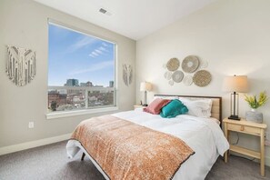 Bedroom #2 with astonishing views of Salt Lake City 