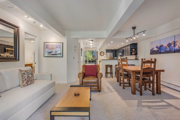 Living space with dining area