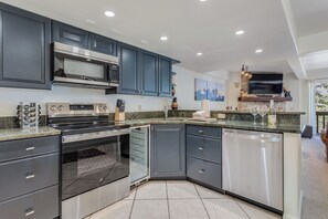 Full kitchen with updated appliances