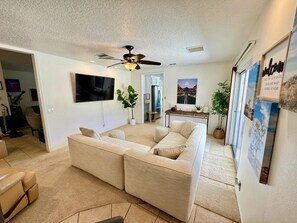 View of Second Living Room with TV!
