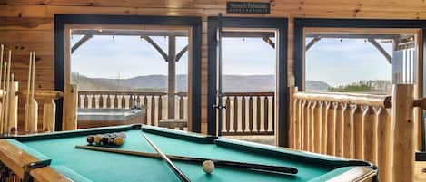 Who doesn't love a fun game of pool?! Located in the upstairs loft
