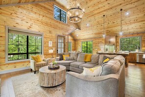 Lose yourself in the beauty of the treetops from the comfort of your own cabin retreat. 