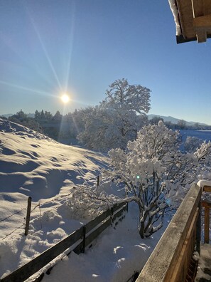 Vue depuis l’hébergement 