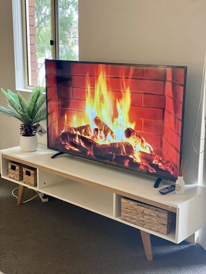 55” Smart TV including Netflix, Amazon prim and Disney+ 