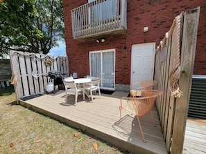 Back Deck for grilling, relaxing