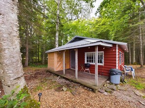 Front Porch with Compost Toilet