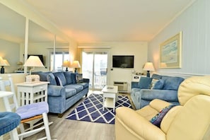 Cozy Living Room with Open Floor Plan