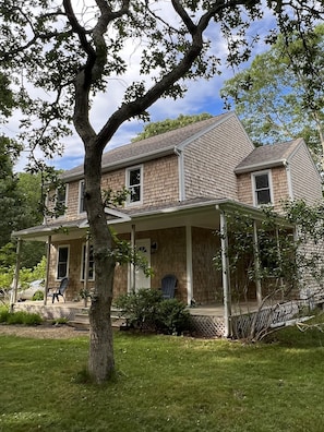 House exterior and front yard