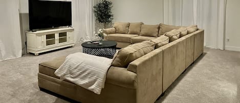 Living Room - HUGE couch to lounge and watch TV