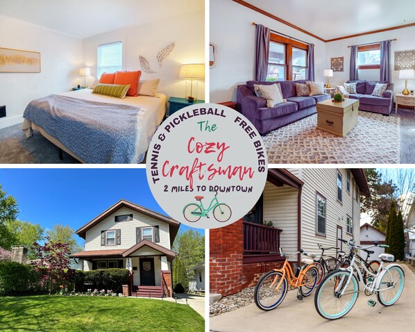 Best location, king & queen beds, easy driveway parking, close to everything!