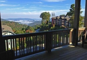 Deck Area--- Summer Mountain View 