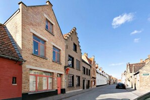 Typical and authentic Bruges houses