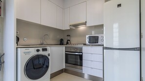 Bright kitchenette with all the aminities necessary for your stay #airbnb #lisbon #pt #portugal #kitchenette