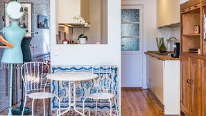 Lovely and styled dining area with a room for 2 #airbnb #lisbon #pt #portugal #kitchenette