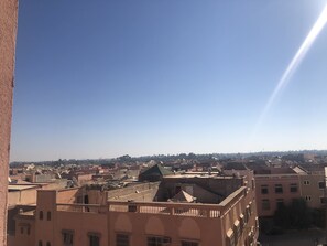 Blick von der Unterkunft
