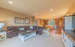 Open concept is perfect for a full house!