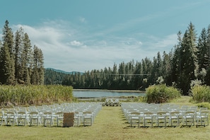 Espace banquet en plein air